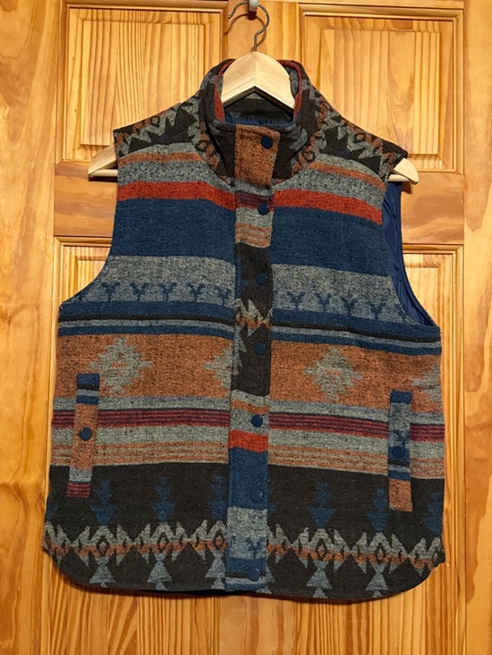 Staccato Jackets & Blazers - Staccato Multi-Color Patterned Women’s Vest